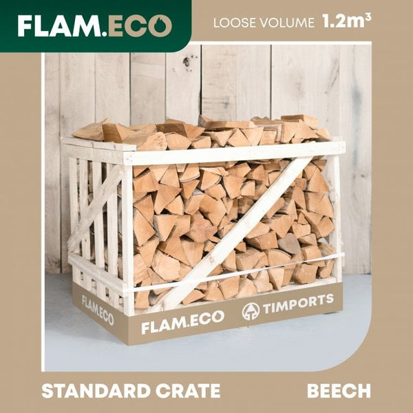 FLAM.ECO Kiln Dried Beech Hardwood Logs
