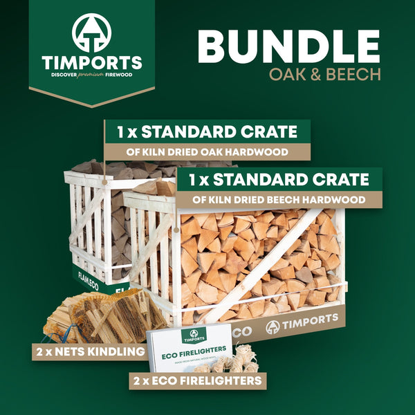 FLAM.ECO Firewood Oak & Beech Bundle