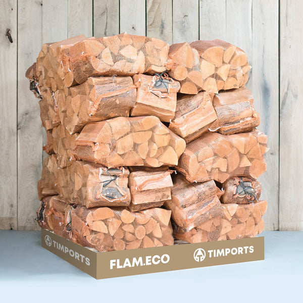 Kiln Dried Alder Hardwood Logs | 40 Jumbo Nets