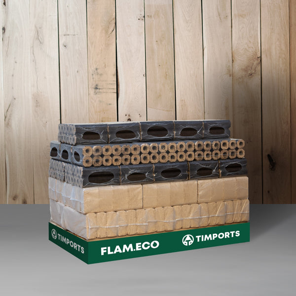 Pini Kay Heat Logs & RUF Heat Logs| 48 packs | 480kg