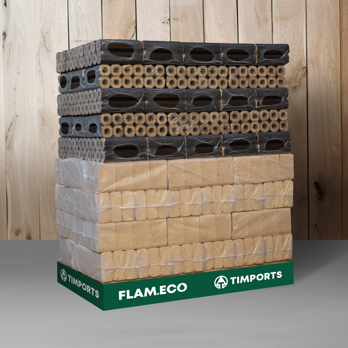 Pini Kay Heat Logs & RUF Heat Logs | 96 packs | 960kg
