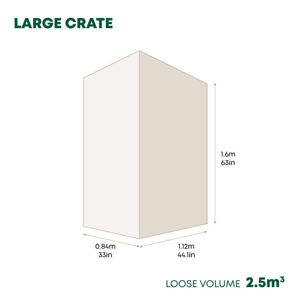 Kiln Dried Beech Hardwood Logs | Large Crate