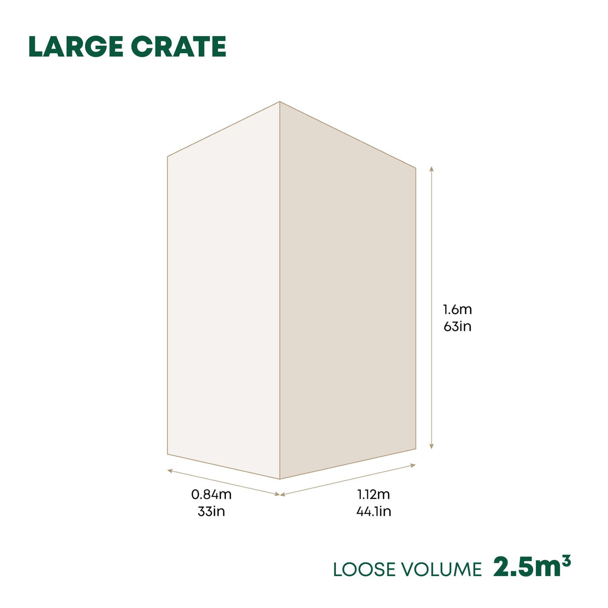 Kiln Dried Oak Hardwood Logs | Large Crate