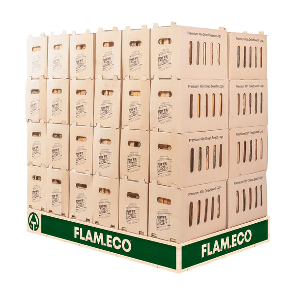 Kiln Dried Beech Hardwood Logs | 48 Boxes