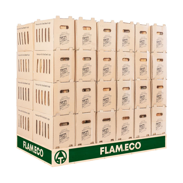 Kiln Dried Beech Hardwood Logs | 48 Boxes