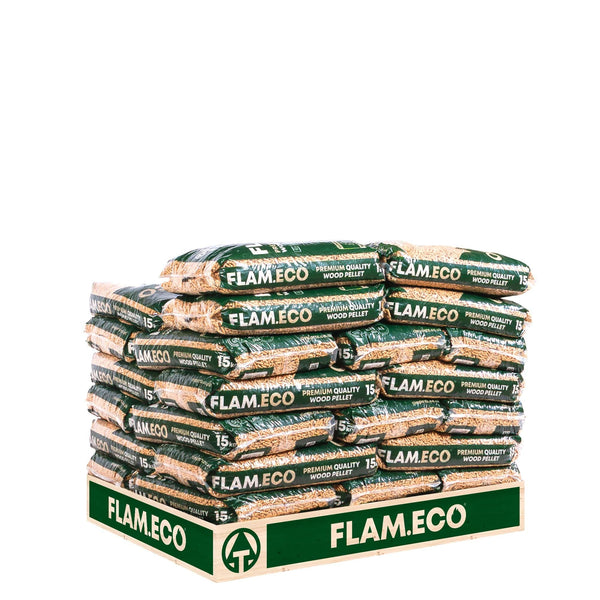 Premium Wood Pellets ENplus A1 | 32 Bags | 480kg