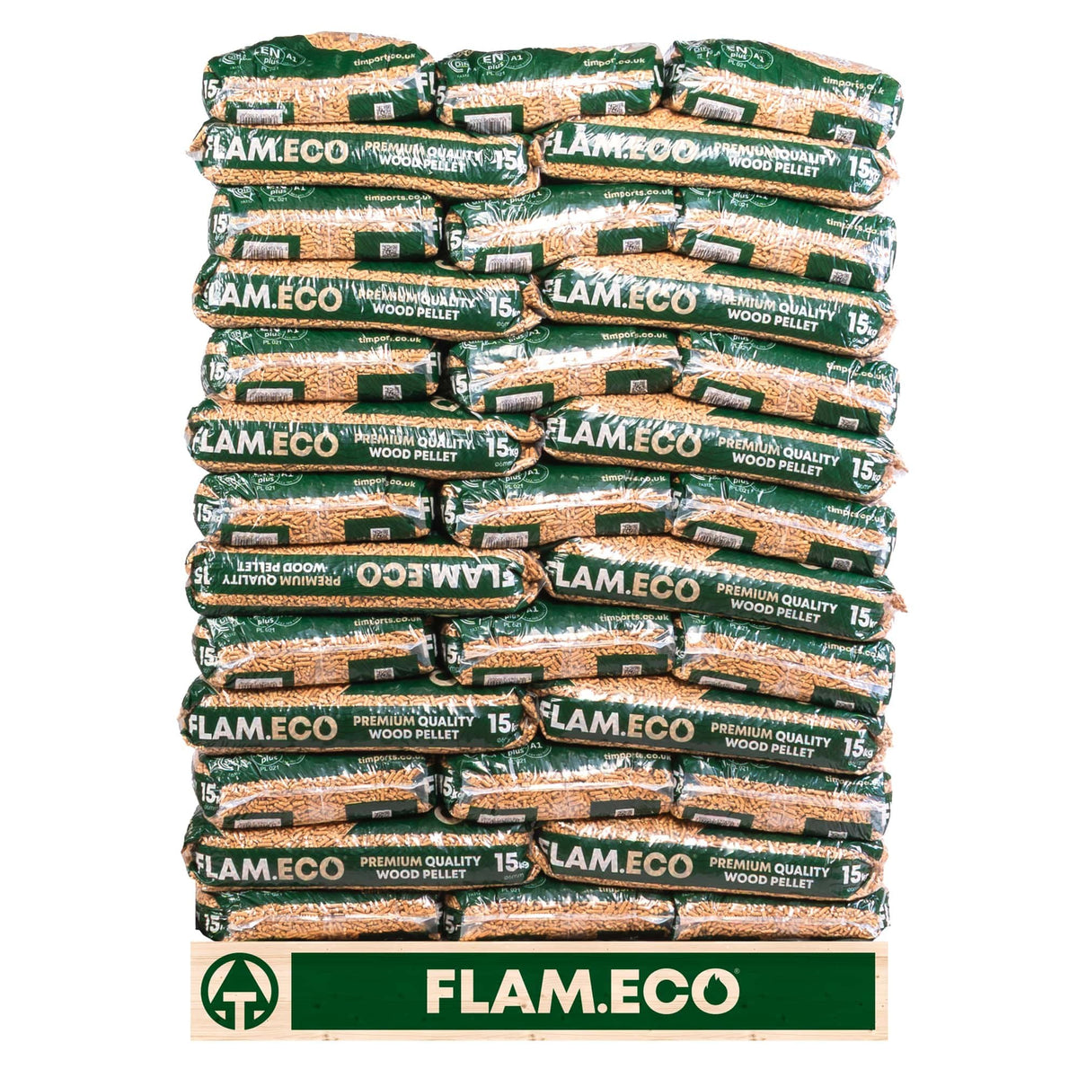 Premium Wood Pellets ENplus A1 | 65 Bags | 975kg