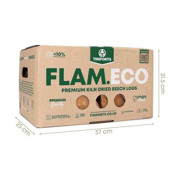 Kiln Dried Beech Hardwood Logs | 12 Boxes