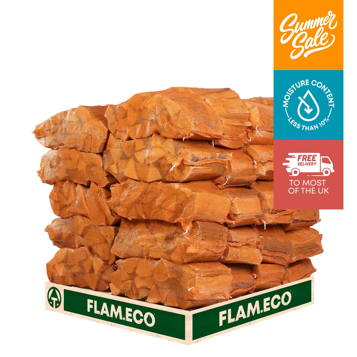 Kiln Dried Beech Hardwood Logs | 40 Jumbo Nets