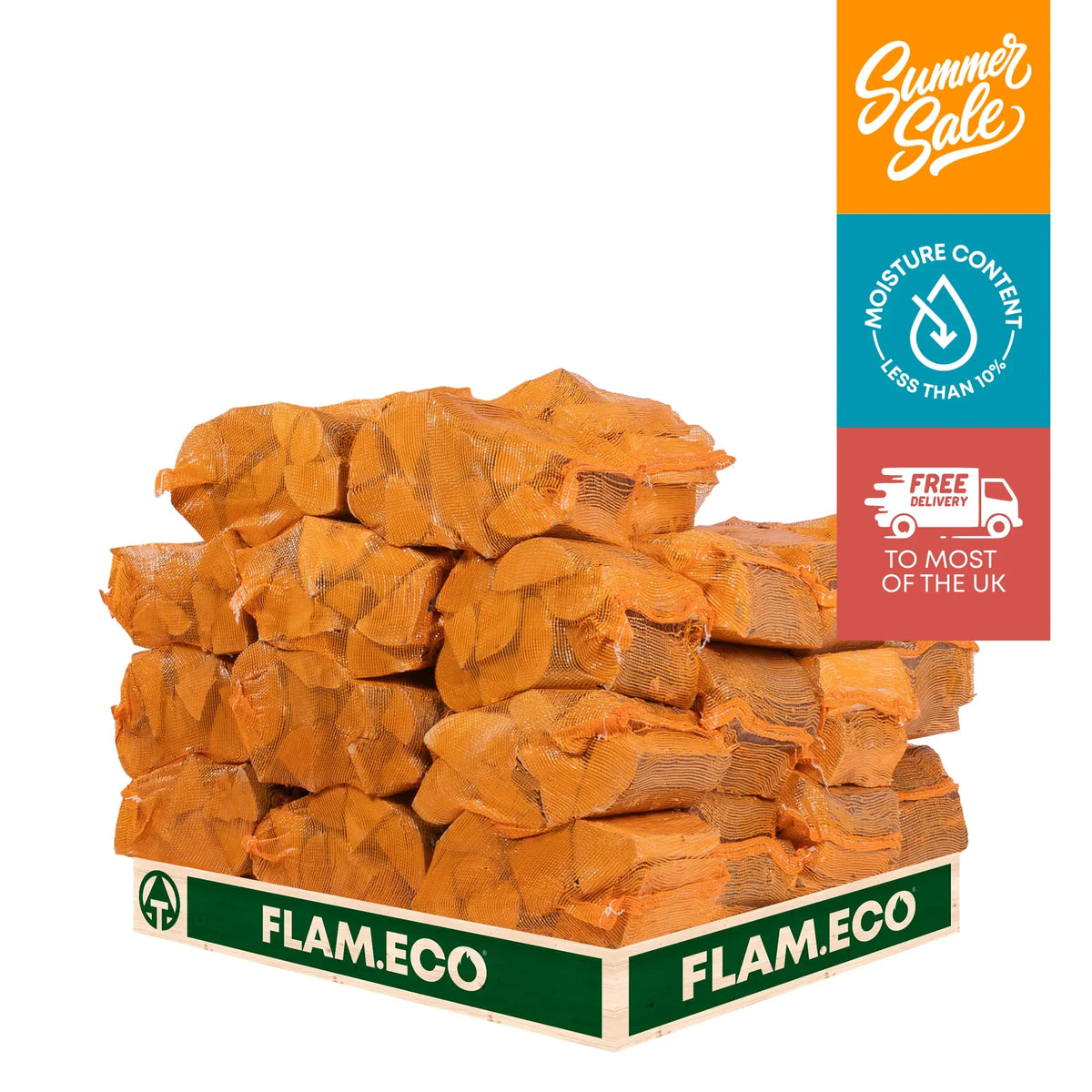 Kiln Dried Beech Hardwood Logs | 40 Nets