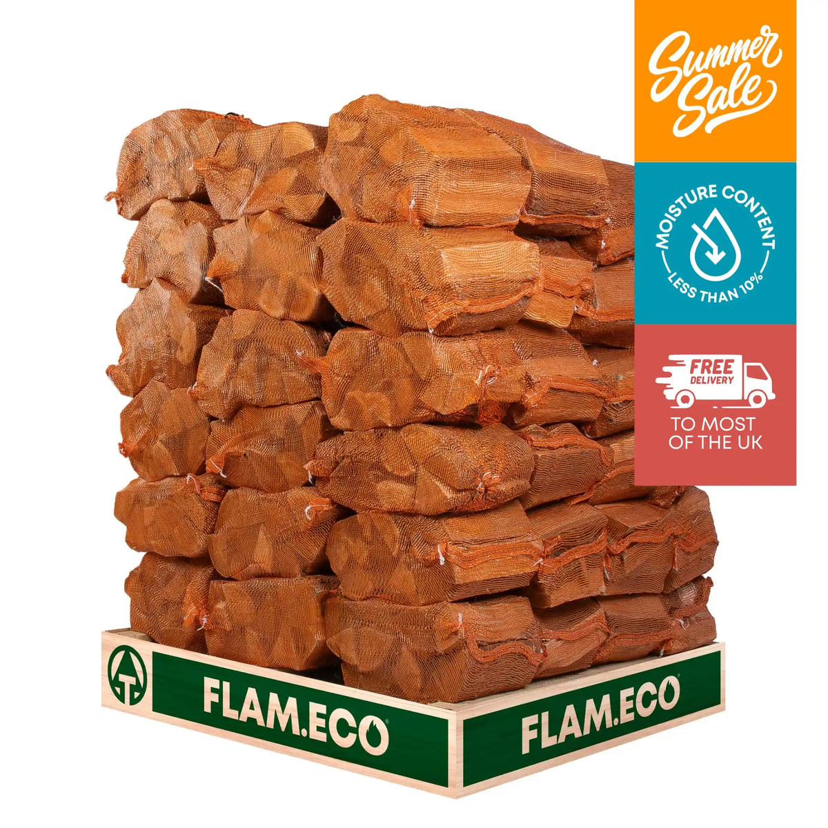Kiln Dried Oak Hardwood Logs | 70 Nets