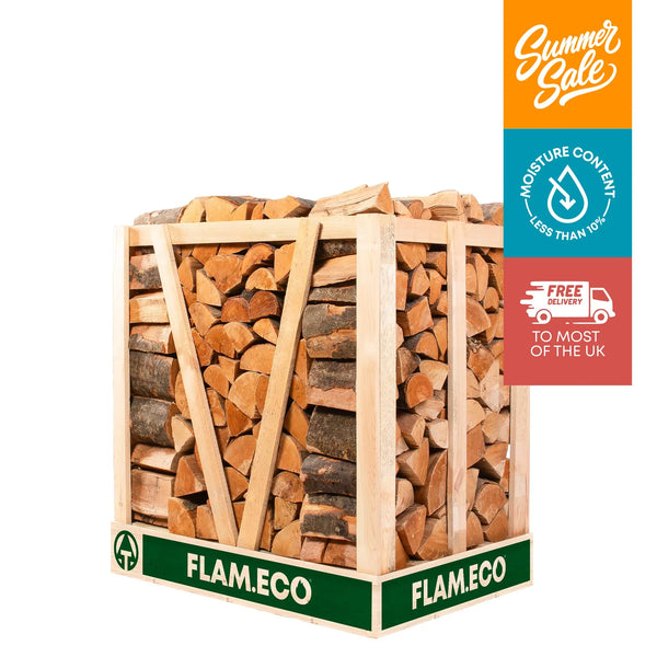 Kiln Dried Beech Hardwood Logs | Medium Crate