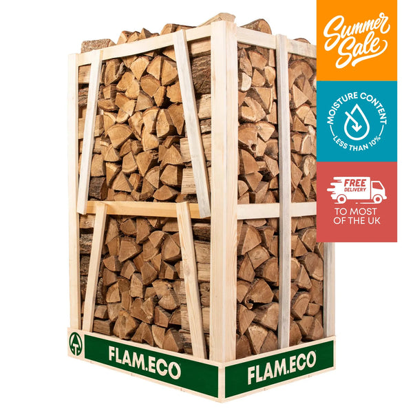 Kiln Dried Oak Hardwood Logs | Large Crate