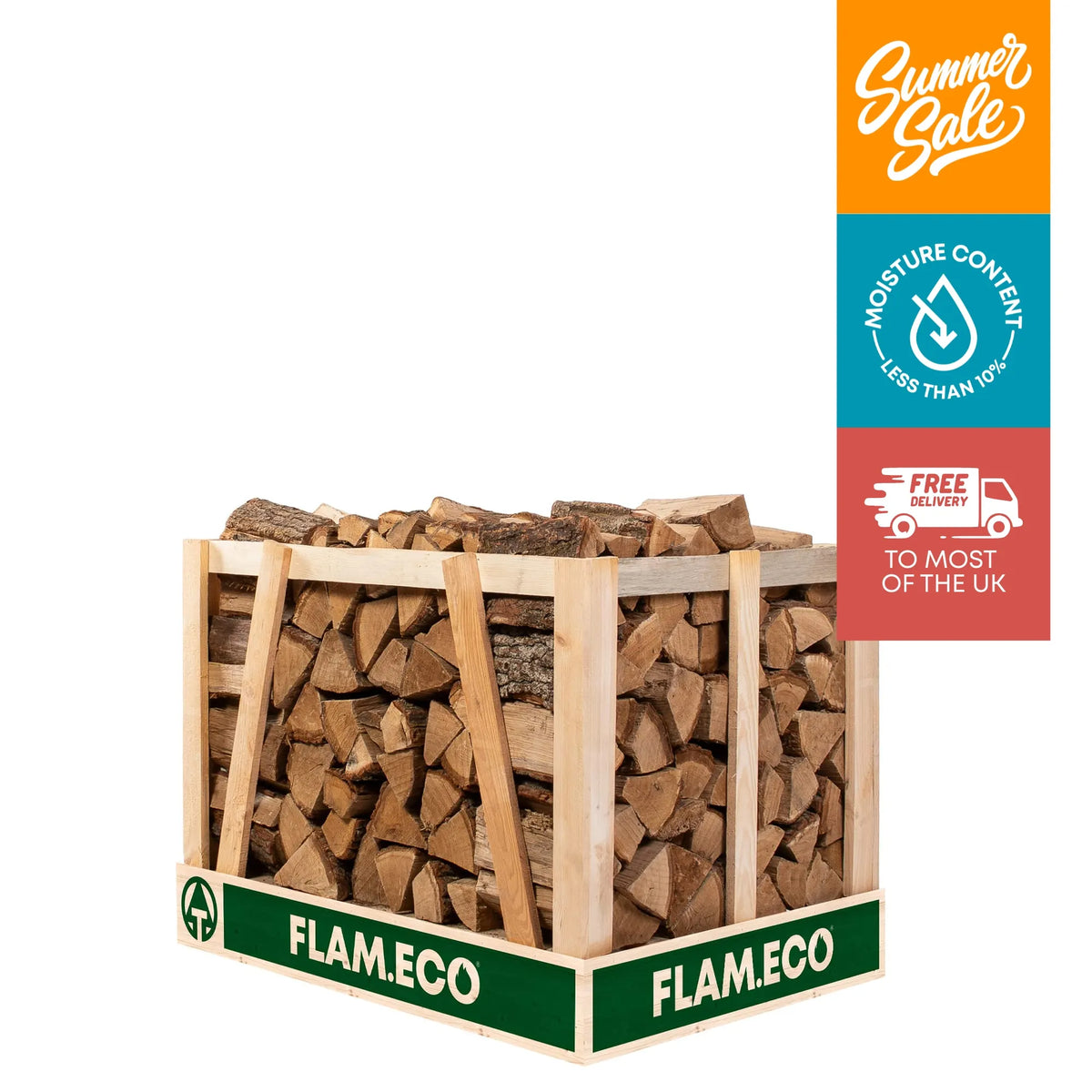 Kiln Dried Oak Hardwood Logs | Standard Crate